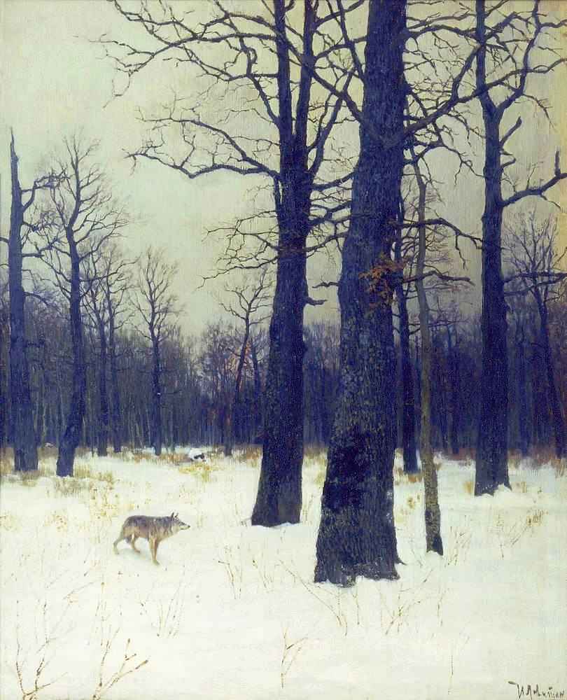 Сочинение: Описание картины И.И. Левитана «Зимой в лесу»