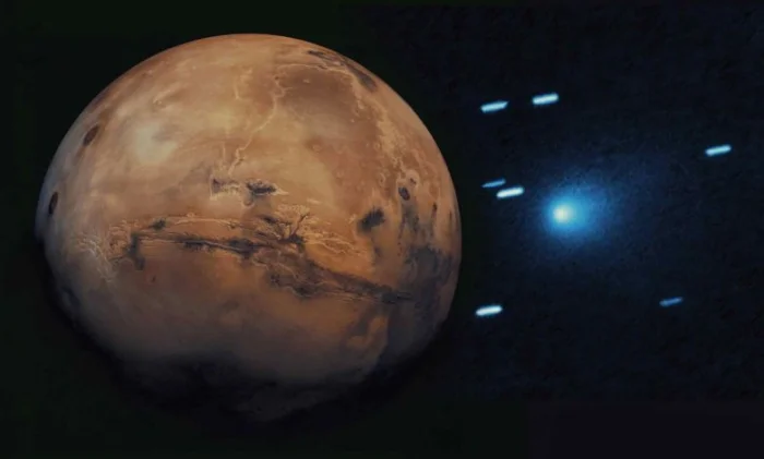Пролет кометы 3I/ATLAS мимо Марса попал на фото