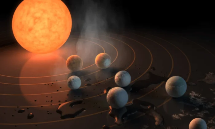 Джеймс Уэбб начал поиск атмосферы у планеты TRAPPIST-1 c