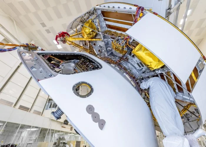 НАСА показало, как выглядит космический корабль для полета на Марс в 2020 году.
